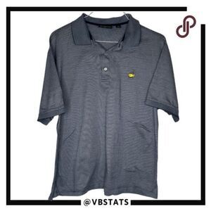 Amen Corner Masters Men's Short Sleeve‎ Polo Shirt Blue Size Large